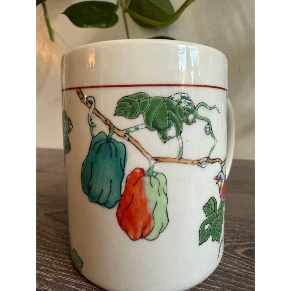 Guangzhou arts & crafts China peppers mug - Picture 4 of 7
